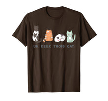 Load image into Gallery viewer, Cute Un Deux Trois Cat Kitty Gifts for Women, Gifts TShirt998779