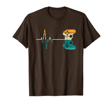 Load image into Gallery viewer, Video Game Lover Gifts Funny Vintage Retro Gamer Heartbeat T-Shirt-857289