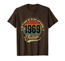 Load image into Gallery viewer, Awesome Since 1969 T-Shirt 50th Birthday Gifts 50 Year Old T-Shirt 104251