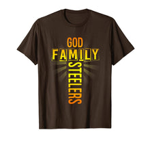 Load image into Gallery viewer, Valentine's Father's Day Gifts God Family Steelers TShirt176083