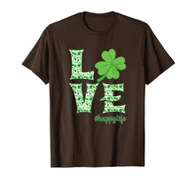 Load image into Gallery viewer, LOVE Irish Shamrock Happy Life St Patrick's Day Gifts T-Shirt-4093847