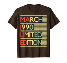 Load image into Gallery viewer, 30 Years Old Shirt 30th Birthday Gifts Women Men March 1990 T-Shirt-73700