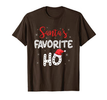 Load image into Gallery viewer, Xmas Gifts Santa's Favorite Ho With Santa Hat Christmas T-Shirt