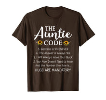 Load image into Gallery viewer, Funny Family Matching Gifts For Aunt The Auntie Code T-Shirt-3161373