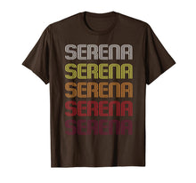 Load image into Gallery viewer, Serena Retro Wordmark Pattern - Vintage Style T-Shirt T-Shirt