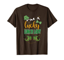 Load image into Gallery viewer, I'm A Lucky Lunch Lady Leprechaun Funny St Patricks Day Gift T-Shirt-4090622