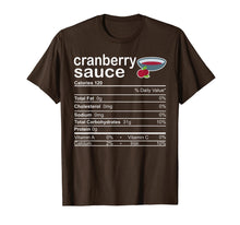 Load image into Gallery viewer, Funny shirts V-neck Tank top Hoodie sweatshirt usa uk au ca gifts for Cranberry Sauce Nutrition facts Thanksgiving Costume Gifts T-Shirt 1134761