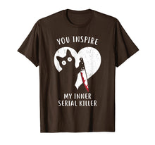 Load image into Gallery viewer, Funny Cat In Heart: You Inspire Me, Gifts For Cat Lovers T-Shirt-472462