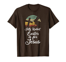 Load image into Gallery viewer, Silly Rabbit Easter is for Jesus Christian Religious Gifts TShirt694105