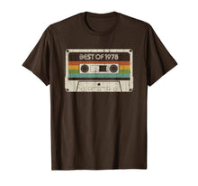 Load image into Gallery viewer, Vintage Best of 1978 41st Birthday Cassette T-Shirt-591726