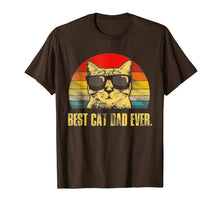 Load image into Gallery viewer, Mens Best Cat Dad Ever T-Shirt Funny Cat Dad Father T-Shirt-1469806