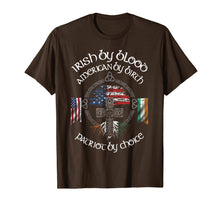 Load image into Gallery viewer, Irish By Blood American By Birth Patriot By Choice Gift TShirt936652