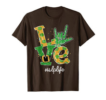 Load image into Gallery viewer, LOVE I Love You Sign Language SLP Life St Patrick's Day TShirt994778