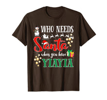 Load image into Gallery viewer, Who Needs Santa When You Have Yiayia Funny Christmas Gifts T-Shirt-3206232