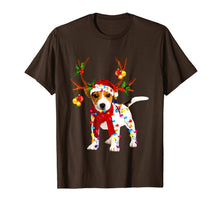 Load image into Gallery viewer, Funny shirts V-neck Tank top Hoodie sweatshirt usa uk au ca gifts for Santa jack russell gorgeous reindeer Light Christmas Lover T-Shirt 994991