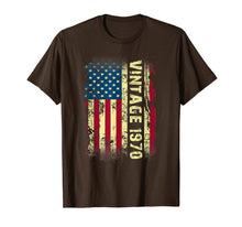 Load image into Gallery viewer, Vintage 1970 USA Flag 50th Birthday Gifts 50 Year Old Bday T-Shirt-342361