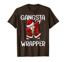 Load image into Gallery viewer, Funny shirts V-neck Tank top Hoodie sweatshirt usa uk au ca gifts for Gangsta Wrapper Funny Dabbing Santa Christmas Gift Men Kids T-Shirt 107471