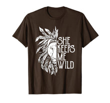 Load image into Gallery viewer, She Keeps Me Wild Lion Couple Matching Gift T-Shirt