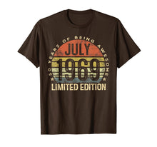 Load image into Gallery viewer, Born July 1969 Limited Edition Bday Gifts 50th Birthday T-Shirt 52845