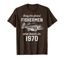 Load image into Gallery viewer, Gift for 50 Year Old: Fishing Fisherman 1970 50th Birthday T-Shirt-436139
