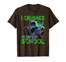 Load image into Gallery viewer, I Crushed 100 Days Of School Monster Truck Kids Boys T-Shirt-901002