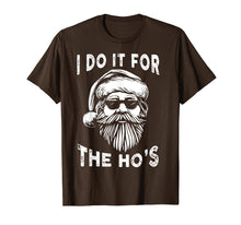 Load image into Gallery viewer, Funny shirts V-neck Tank top Hoodie sweatshirt usa uk au ca gifts for I Do It For The Hos Funny Christmas Santa Cool Sun Glasses T-Shirt 1013182