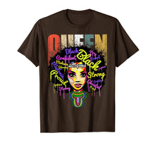 Load image into Gallery viewer, African Queen Shirts For Women - Educated Black Girl Magic T-Shirt-137108