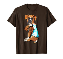 Load image into Gallery viewer, Funny Boxer Dog I Love Dad Tattoo Boxer Lover Gift T-Shirt-1679553