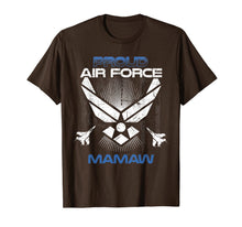 Load image into Gallery viewer, Proud Air Force Mamaw T-Shirt Veterans Day Shirts T-Shirt