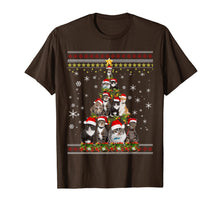 Load image into Gallery viewer, Funny Christmas Tree Cats Merry Christmas Ugly Sweater Gifts T-Shirt-3127700