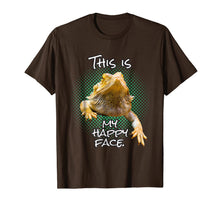 Load image into Gallery viewer, This Is My Happy Face Bearded Dragon Funny Reptile T-shirt-189639