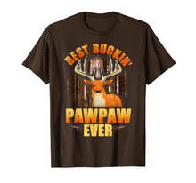 Load image into Gallery viewer, Mens Best Buckin' Pawpaw Ever Deer Hunting Christmas Gifts T-Shirt-1819753