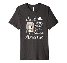 Load image into Gallery viewer, Funny shirts V-neck Tank top Hoodie sweatshirt usa uk au ca gifts for Teenage Girl Anime Shirt | Just a Girl Who Loves Anime 2562250