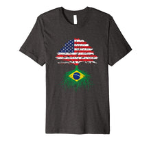 Load image into Gallery viewer, Funny shirts V-neck Tank top Hoodie sweatshirt usa uk au ca gifts for Brazil Brasil Roots American Grown Shirt For Men Women Kids 1521482