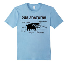 Load image into Gallery viewer, Funny shirts V-neck Tank top Hoodie sweatshirt usa uk au ca gifts for Pug Anatomy Cute Funny T Shirt Gifts Sarcastic Novelty Humor 3582062