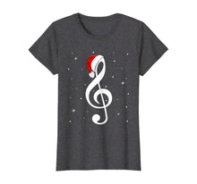 Load image into Gallery viewer, Funny shirts V-neck Tank top Hoodie sweatshirt usa uk au ca gifts for Musical Note Santa Hat Music Lover Merry Christmas Gifts T-Shirt 345758