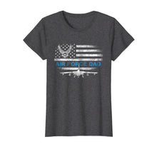 Load image into Gallery viewer, Funny shirts V-neck Tank top Hoodie sweatshirt usa uk au ca gifts for Air Force Dad Flag with F15 Jet Grunge T-Shirt 535238