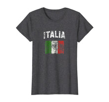 Load image into Gallery viewer, Funny shirts V-neck Tank top Hoodie sweatshirt usa uk au ca gifts for Italia T Shirt - Vintage Distressed Italian Flag 1135217