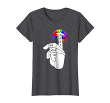 Load image into Gallery viewer, Funny shirts V-neck Tank top Hoodie sweatshirt usa uk au ca gifts for Funny LGBT Shirt-Rainbow Color Pride Lips T-Shirt 1408933