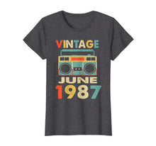 Load image into Gallery viewer, Funny shirts V-neck Tank top Hoodie sweatshirt usa uk au ca gifts for Vintage June 1987 Tshirt Retro 32nd Birthday Gifts 2739122