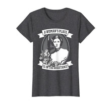 Load image into Gallery viewer, Funny shirts V-neck Tank top Hoodie sweatshirt usa uk au ca gifts for A Woman's Place Is In The Resistance Feminist T Shirt 262658
