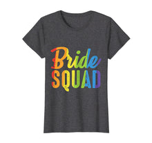 Load image into Gallery viewer, Funny shirts V-neck Tank top Hoodie sweatshirt usa uk au ca gifts for Bride Squad Shirt - LGBT Pride Rainbow Flag Bachelorette 2878945