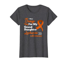 Load image into Gallery viewer, Funny shirts V-neck Tank top Hoodie sweatshirt usa uk au ca gifts for I Wear Orange For My Granddaughter Leukemia Awareness Shirt 2766769