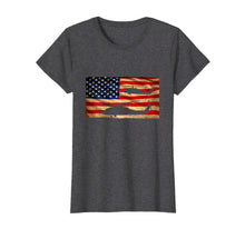 Load image into Gallery viewer, Uh-60 Black Hawk Helicopter T-Shirt Gift Usa Flag