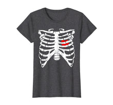 Load image into Gallery viewer, Funny shirts V-neck Tank top Hoodie sweatshirt usa uk au ca gifts for Skeleton Ribcage With Heart Funny Halloween Costume T-Shirt 1160901