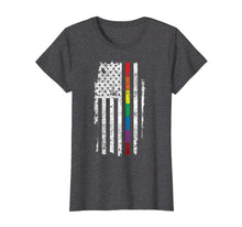 Load image into Gallery viewer, Funny shirts V-neck Tank top Hoodie sweatshirt usa uk au ca gifts for Rainbow USA Flag LGBT T-Shirt Gay Pride Gifts 1655248