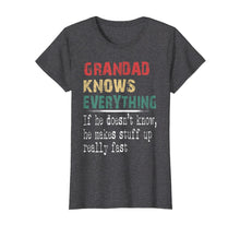 Load image into Gallery viewer, Grandad Knows Everything - Christmas Grandpa Gift T-Shirt-1949956