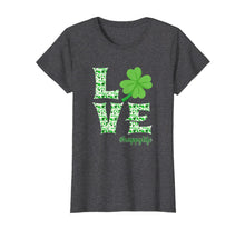 Load image into Gallery viewer, LOVE Irish Shamrock Happy Life St Patrick's Day Gifts T-Shirt-4093847