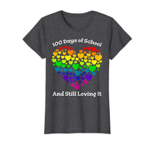 Load image into Gallery viewer, Funny 100th Day Of School Shirt Teacher Heart Valentine Day T-Shirt-2232335
