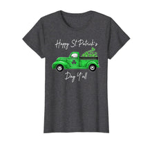 Load image into Gallery viewer, Green Truck With Shamrocks Happy St Patrick's Day Y'all T-Shirt-187875